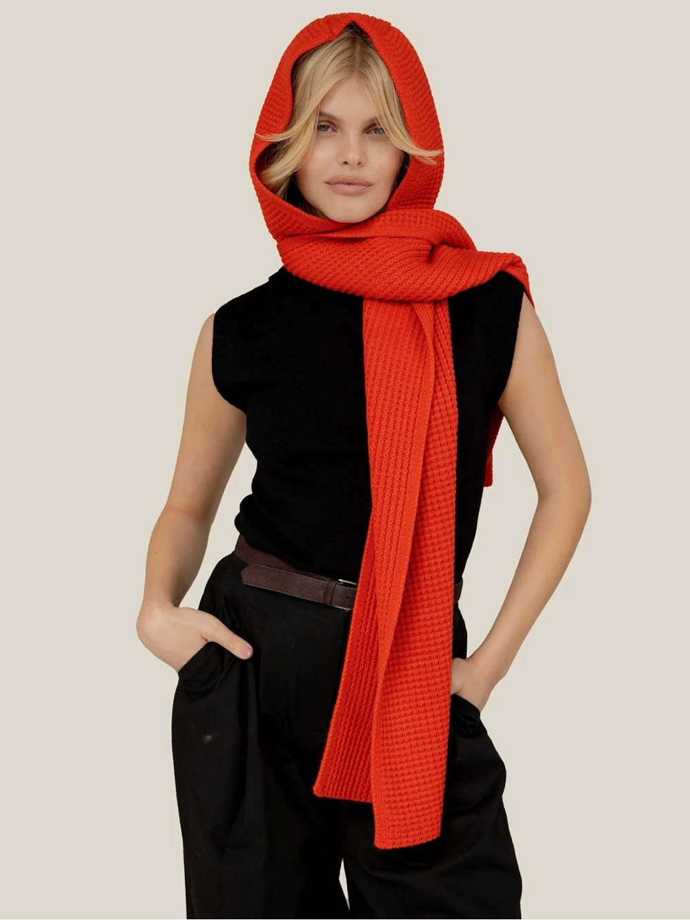 Aristide Fox & Co | NWT Women’s Knit Hooded Scarf